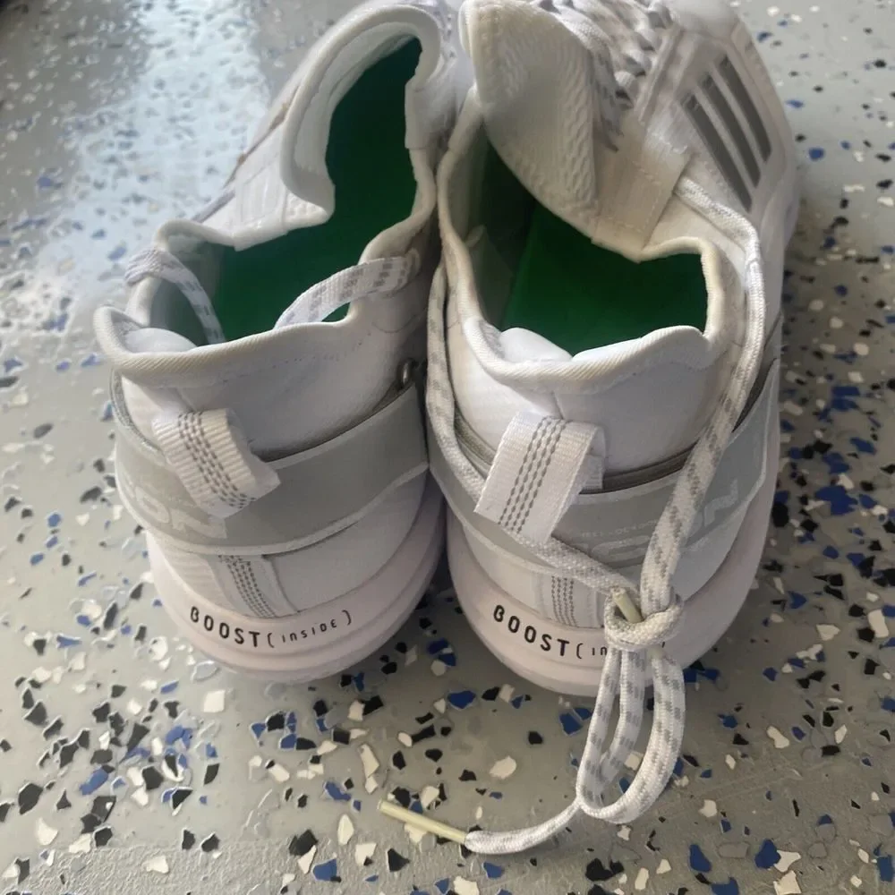 Adidas Icon 7 BOOST Baseball Cleats White Grey Men's Size 13.5‎ S23847